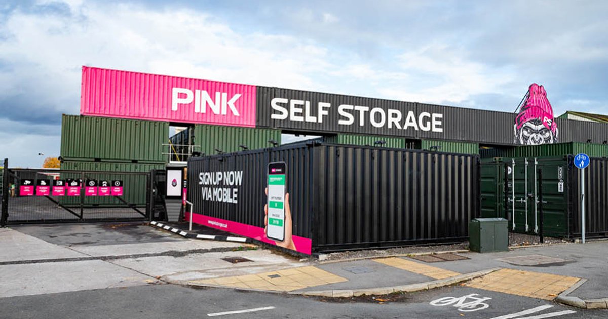 Pink Self Storage Cleveland Containers